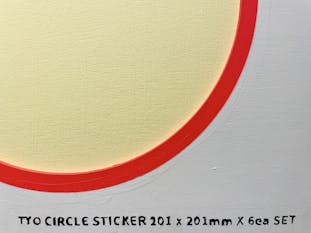 Yellow message : TYO Circle Sticker